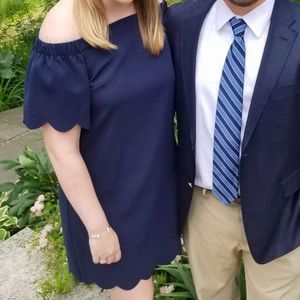 Banana Republic navy blue dress